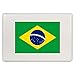 'Drapeau brésilien' Aimant de Réfrigérateur (FM00020540)