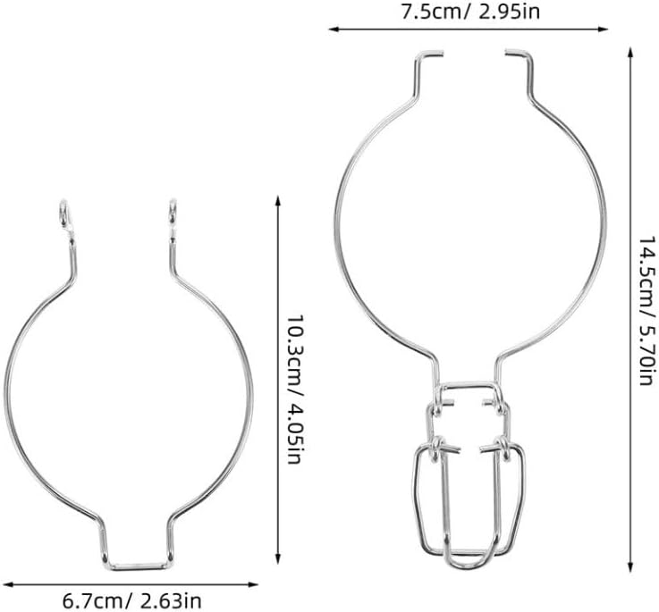 15pcs Jar Buckles for Glass Jars, Iron Silver Sealing Clips