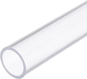 sourcing map 1 tube rond rigide en PVC, 14 mm de diamètre intérieur x 16 mm de diamètre