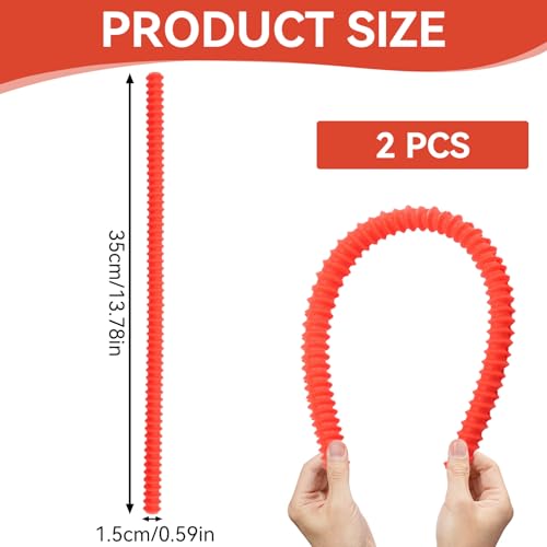 2 Stück Ofenrostschutz, Silikon-Verbrühschutz-Isolierstreifen, Ofenschutz für Roste, wärmeisolierter Ofenrostschutz für Ofen und Mikrowelle, 35 x 1,5 cm