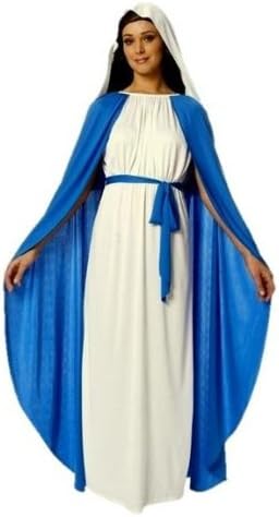 Womans Virgin Mary Christmas Nativity Fancy Dress Costume [XXL UK Size 18-22]