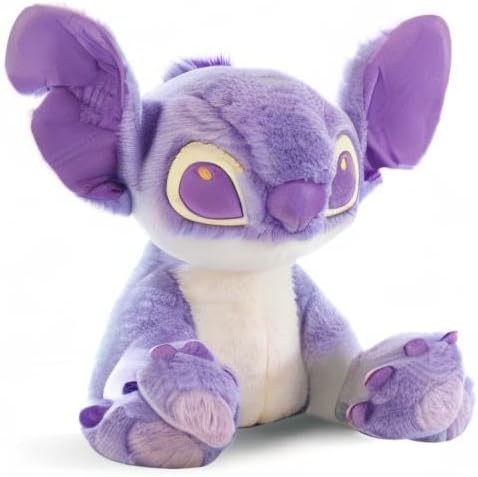 Miniatura 8 de OSOCU 10" Jumbo Purple Stltch Plush - Violet Little Monster Stuffed Animal - 100% Polyester Anime Plushies Pillow - Embroidered Stitching -