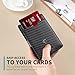 RUNBOX Mens Slim Wallet with Money Clip RFID Blocking Bifold Credit Card Holder for Men with Gift Box
