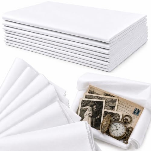 Acid Free Archival Paper 220 Sheets 24 x 36 Inch Unbuffered Acid-Free Tissue Paper White Tissue Paper for Long-Term Storage & Preservation of Clothing Antiques DIY Decoration