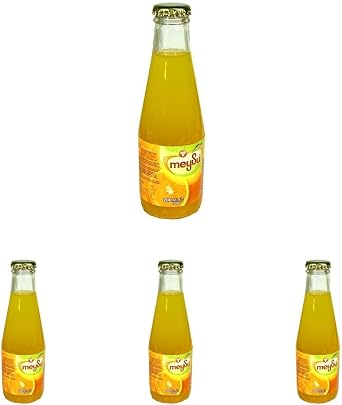 Meysu 200 Milliliter Orange Nectar Bottle 4 pack