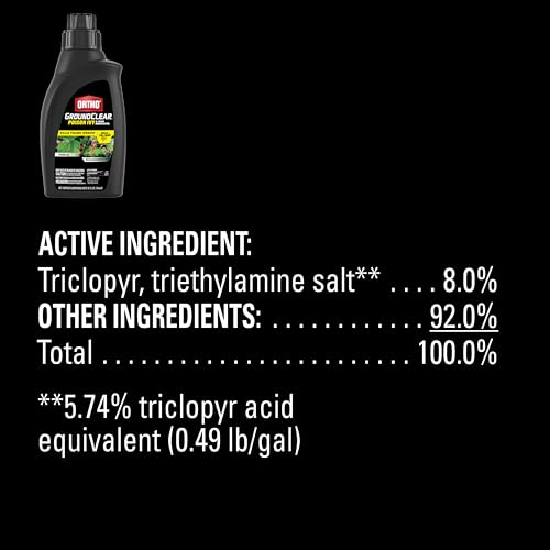 Image of Ortho GroundClear Poison Ivy and Tough Brush Killer1 - Weed Killer Concentrate, Kills Poison Ivy and Poison Oak to the Root - 32 fl. oz.
