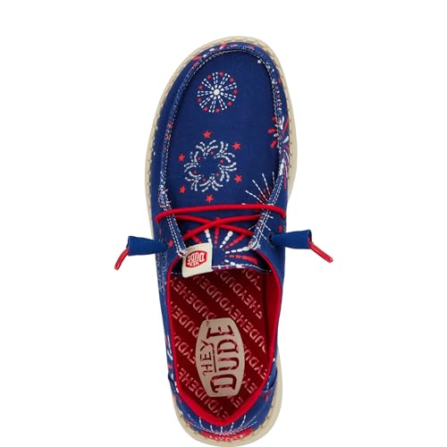 HEYDUDE Men's Patriotic Wendy Fireworks2