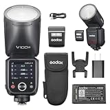 Godox V100N Flash TTL Speedlite 100Ws Round Head Flash pour Nikon Camera (V100 N)