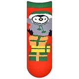 Generic Lässige Korallen-Fleece-Muster-Socken für Weihnachtsfrauen Bequeme süße Socken mit Tierdruck Yoga Socken Herren