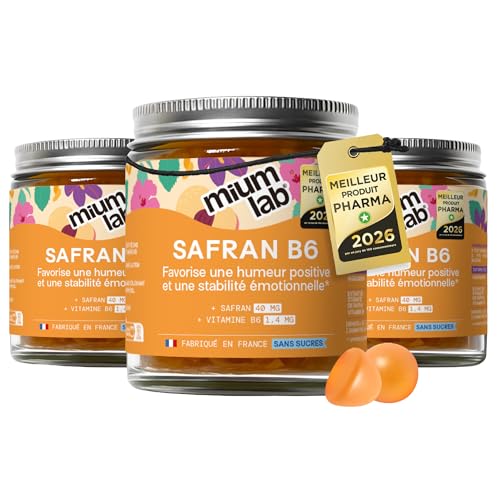 Mium Lab - Gummies Safran et Vitamine B6 - Enfants