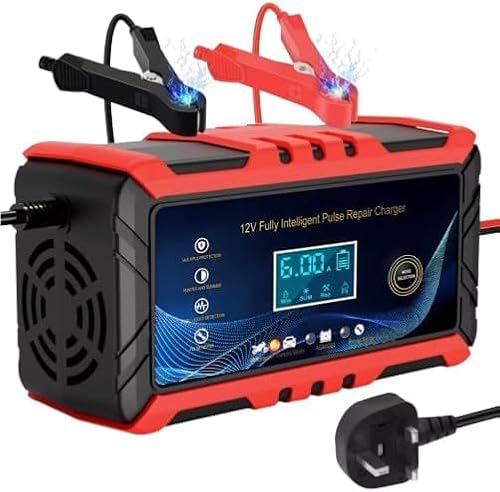 Image of 12V 8A Intelligent Car Battery Charger Jump Starter Automatic Pulse Repair AGM/GEL UK