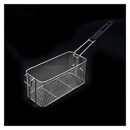 Cesta para freír Liudan de acero inoxidable y diseño rectangular duradero 2