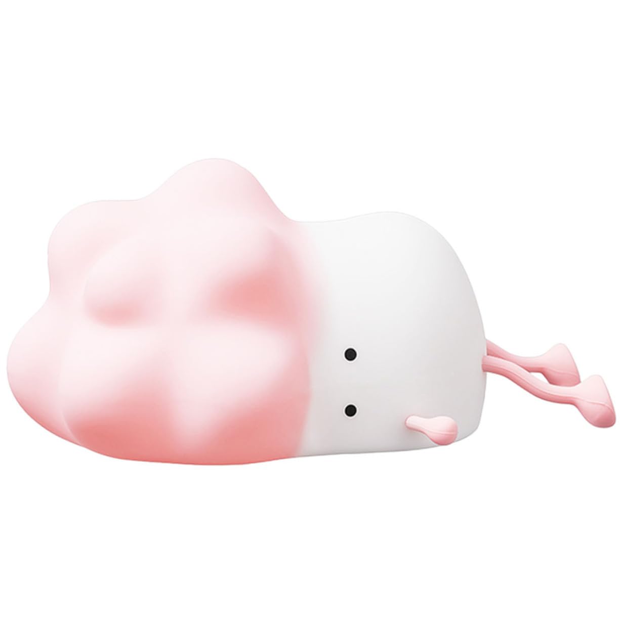 Lampada Notturna per Bambini in Silicone Rosa Batteria Ricaricabile 1200mah e Luminosità Regolabile, Luce da Notte Creativa a Forma di Cartone Animato per Cameretta