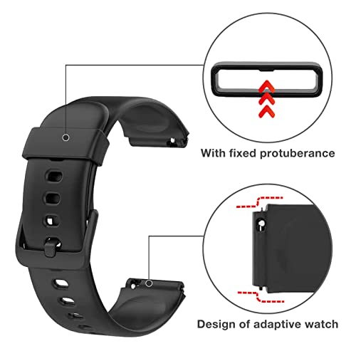 Correas Reloj 19mm para ID205l,Correa para ID205L, ID205S, ID205G, ID215G, SW025, SW023, SW021, SW020, TE021, TE020, YM023, YM021, YM020 Uwatch3 Ufit GT Smartwatch - imagen 3