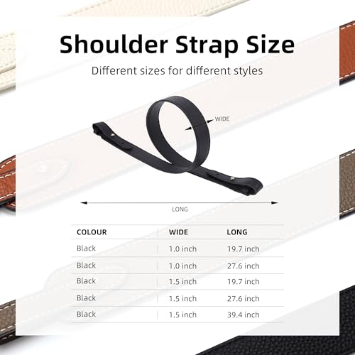 Image of DGAZ TC leather shoulder strap for Hermes Picotin /Lindy /Evelyne, replaceable crossbody bags strap, handmade
