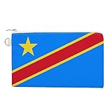 Congo (DRC) Flag Zero Wallet-Coin Wallet/coin Bag/card Bag/canvas Wallet/handbag/makeup Storage Storage Bag