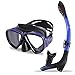 integity Snorkel Set, Anti-Fog Snorkel Mask Impact Resistant Panoramic Tempered Glass,Innovative Water-Air Separated Anti-Leak Dry Snorkel Set,Free Breathing Diving Mask Adjustable Straps Youth Adult