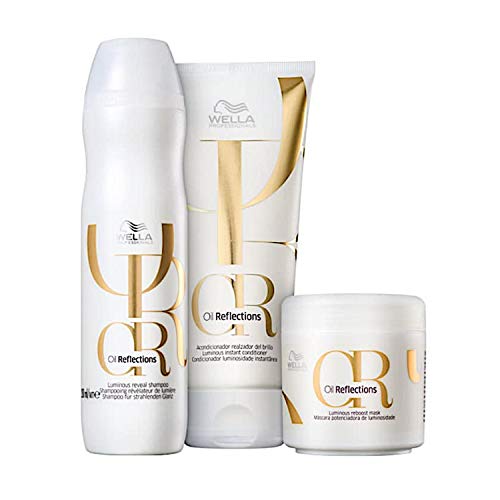 Kit Wella Professionals Oil Reflections - Shampoo 250ml + Condicionador 200ml + Máscara 150ml