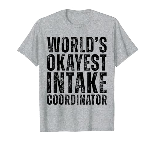 Lustiger Job als bester Aufnahmekoordinator der Welt T-Shirt