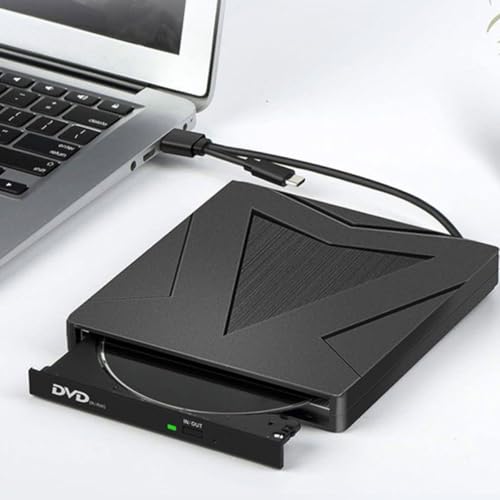 Unidad externa portátil DVD y CD USB 3.0 tipo C miniatura 4