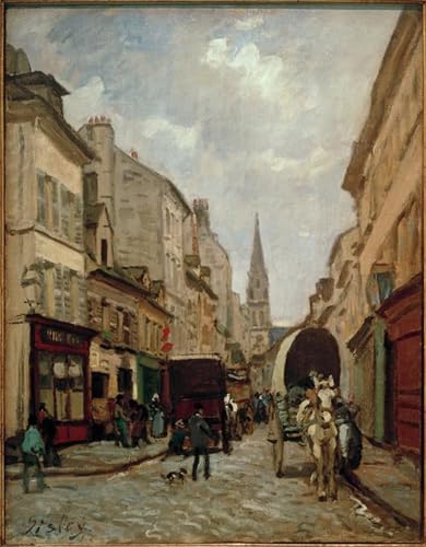 Cuadro de lienzo de Alfred Sisley, pintura famosa de alta calidad para comedor y sala, 60x90cm