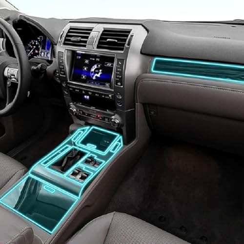 Película protectora de TPU PPF transparente y autorreparable para consola de Lexus GX