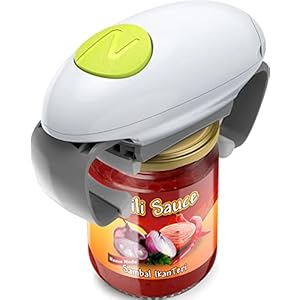 Electric Jar Opener for Weak Hands, Automatic Jar Opener for Seniors with Arthritis, Strong Tough & Easy One Touch Bottle Opener for Arthritic Hands, Ideal Gift for Seniors with Arthritis