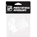 WinCraft NHL Chicago Blackhawks Logo 4" x 4" inch Outdoor White Decal