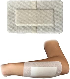 Steropore 25 X 9.0CM X 15.0CM PREMIUM MEDICAL GRADE 100% STERILE LARGE WOUND CUT BURN DRESSINGS PLASTERS WHITE
