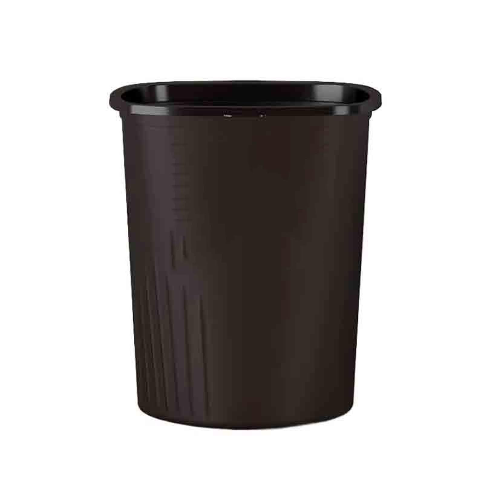 guiling-1986 Trash Can Large Capacity Trash Cans For Home Use Living Room Bedroom Bathroom Kitchen And Dorm Rooms Garbage Can(Black,Large)