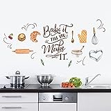 decalmile pegatinas de pared de cocina frases son perfectas para decorar la habitación de decalmile niños, la sala de estar, la sala de juegos, el aula, el dormitorio.