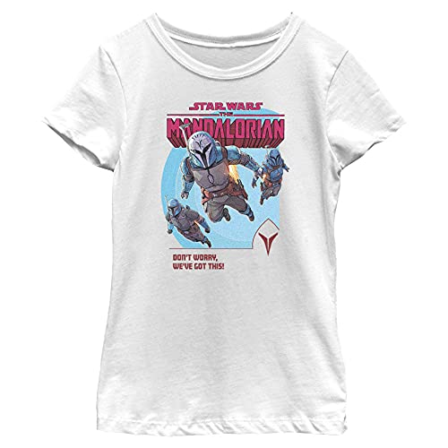 T-shirt Star Wars Mandalorian fille blanc XS idée cadeau anniversaire originale
