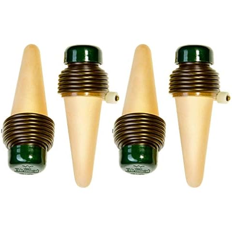 Blumat XL Classic Plant Watering Stakes | for Everyday Home or Vacation Use | Indoor or Outdoor Water Spikes for Plants | Automatic Drip Irrigation (4 Pack XL) Cover