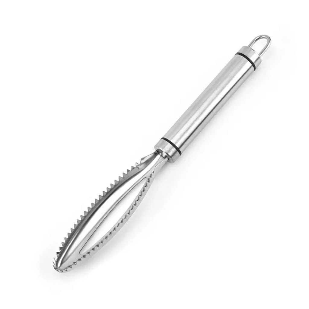 JFDBGU Escamas de Pescado de Cocina, ralladores for raspar, eliminación rápida, pelador de Limpieza de Pescado, raspador, Pinzas for Huesos de Pescado, Herramienta