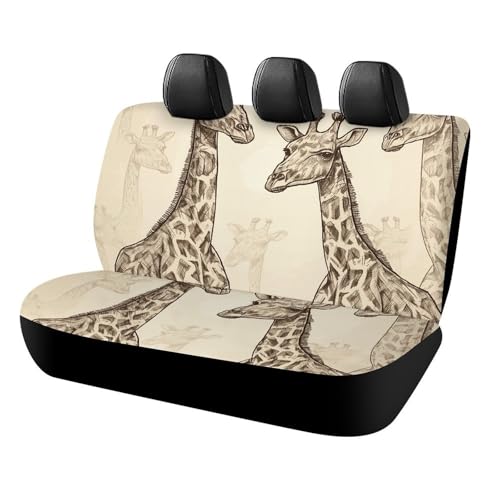 Housses de siège arrière de voiture pour les voyages en famille et sorties avec animaux
