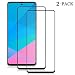 Produktbild CUOTUO Galaxy A71 Panzerglas/Galaxy A81 Panzerglas 2 Stück [Full Screen] [9H Härte] [Ultra-klar] [Anti-Kratzen] Panzerglas Schutzfolie für Samsung Galaxy A71/A81