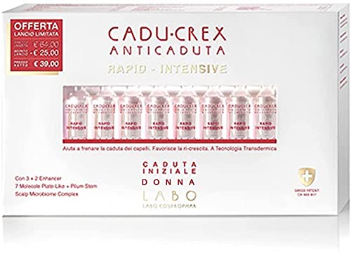 Crescina Cadu-Crex RAPID-INTENSIVE Early Woman Hair Growth 40 Vials