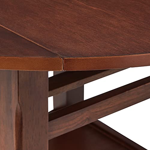 Acme Furniture Tartys Counter Height Table, Cherry #TOP5