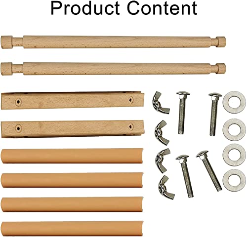 Cross Stitch Scroll Frame, Beech Wood Cross Stitch Holder For Needlepoint Embroidery Tapestry, Adjustable Quilting Frame Holder For Sewing Needlepoint Projects #TOP5