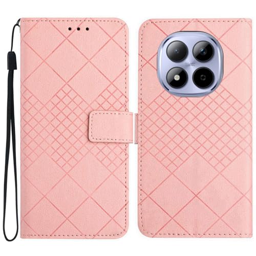 �X�}�z�P�[�X �Ή��@�� for Redmi Note 15 Pro Plus 5G,�Ή��@�� for Xiaomi Poco M8 Pro 5G�y�}�O�l�b�g���߁E�t���b�v�X�^���h�E�J�[�h�X���b�g�t�����z�zPink