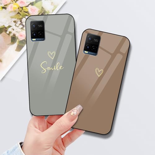Image of COLORflow Back Cover Compatible with Vivo Y21 2021 / Y33s / Y21s | Heart Notes Color Customized | Shockproof TPU Bumper with Camera Protection Back Cover Compatible with Vivo Y21 2021 / Y33s / Y21s