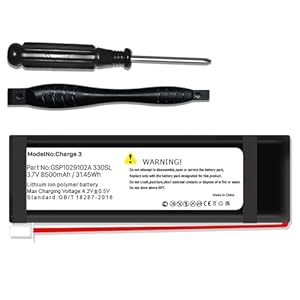 BOANV (8500mAh) for JBL Charge 3 Battery, 2026 New Upgraded High Capaticy Replacement Battery Compatible with GSP1029102A 330SL with Repair Tool