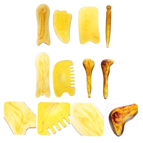 iplusmile 8 Peças Ferramenta De Massagem De Cera Regenerar Massageador Natural Chinês Regenerar Resu
