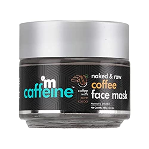 Mcaffeine Coffee Clay Face Mask With Bentonite Clay, Argan Oil For Healthy Skin, Blackhead Remover Facial Mask For Tan Removal & Pore Cleansing, Men & Women, Hydrating & Moisturizing Face Pack, 3.5 Oz #TOP1
