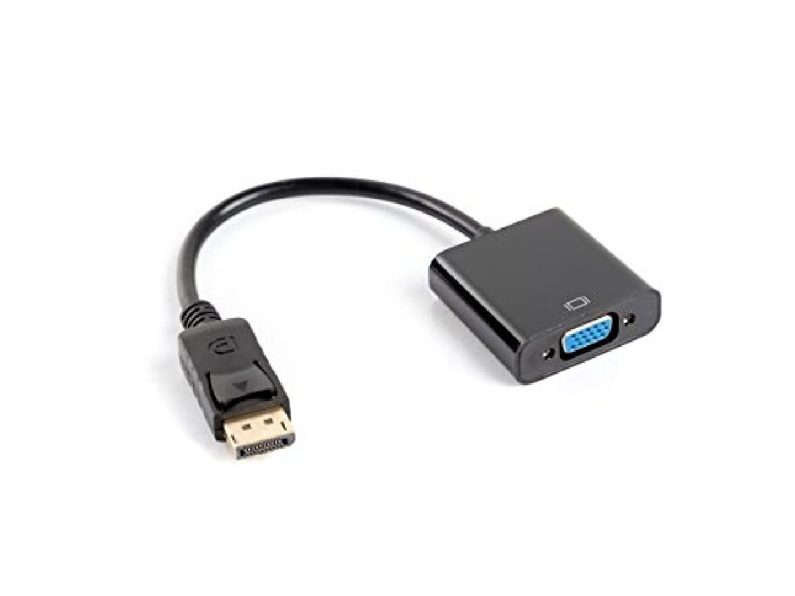 Adattatore Lanberg DisplayPort 1.1 a VGA 20 cm nero