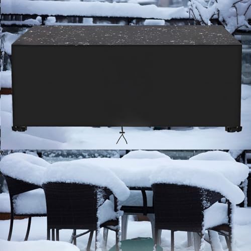 Funda Mueble de Jardin 145x80x50cm/LxWxH Fundas para Juegos de Muebles Conjunto Terraza Exterior para Juego de Muebles de Jardín Funda Exterior Impermeable Sofa de Protectora para Muebles de Jardín