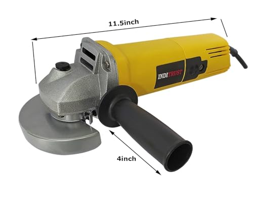 Image of Inditrust new Multi functional 900W 4inch 100mm dia mini electric angle grinder machine (Grinder + 6PCs Disc) 100% Copper Winding