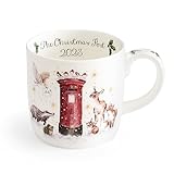 royal bone china bangkok Bone China Royal Worcester Wrendale Deigns große 0,4 Liter jährliche Weihnachtspostasse 2023