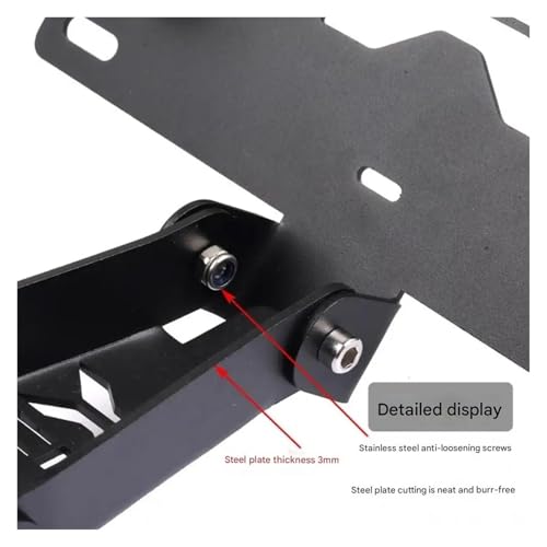 Support de plaque d'immatriculation moto CFMOTO 700CL-X réglable - 4