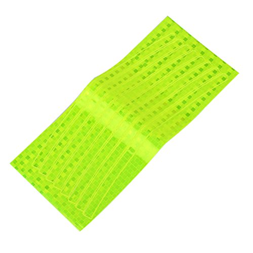 Dilwe Fahrrad Aufkleber Motorrad Reflektor Fluorescent Radfahren Felgenband f¨¹r Sicherheit Radfahren